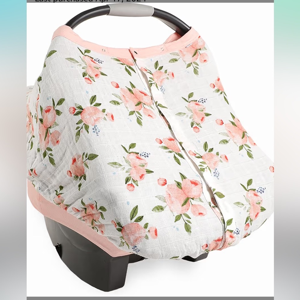 Little Unicorn Floral Car Seat Canopy